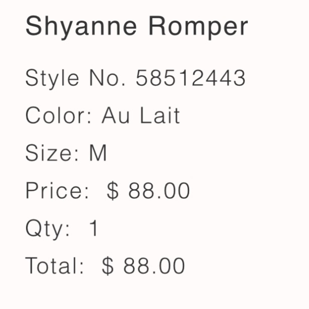 Free People Shyanne Romper NWOT - Picture 3 of 3